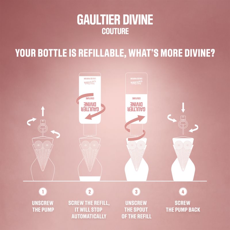 Jean Paul Gaultier Gaultier Divine Couture náhradní náplň pro ženy 200 ml (obrázek 5)