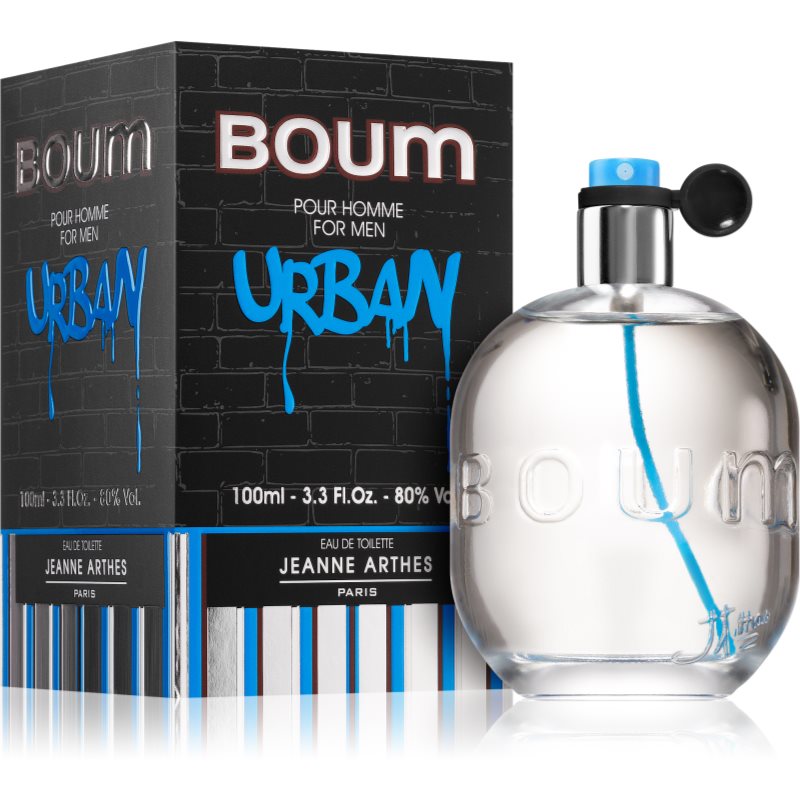 Jeanne Arthes Boum Urban eau de toilette for men 100 ml