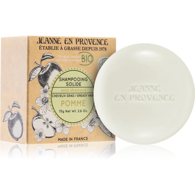 Jeanne En Provence BIO Apple органічний твердий шампунь у якості BIO для жінок 75 гр