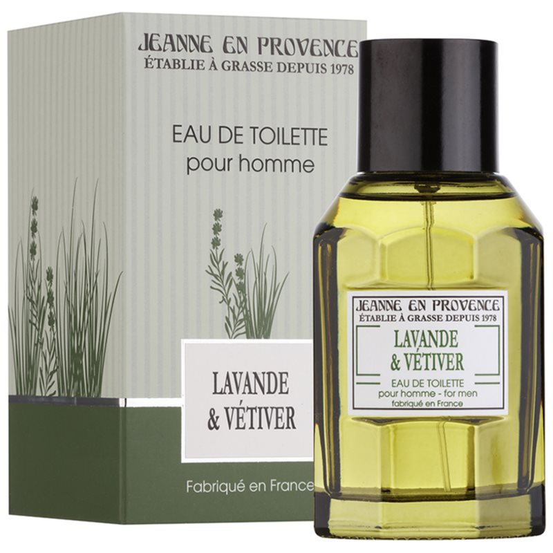 Jeanne en Provence Lavande & Vétiver Eau de Toilette für Herren 100 ml