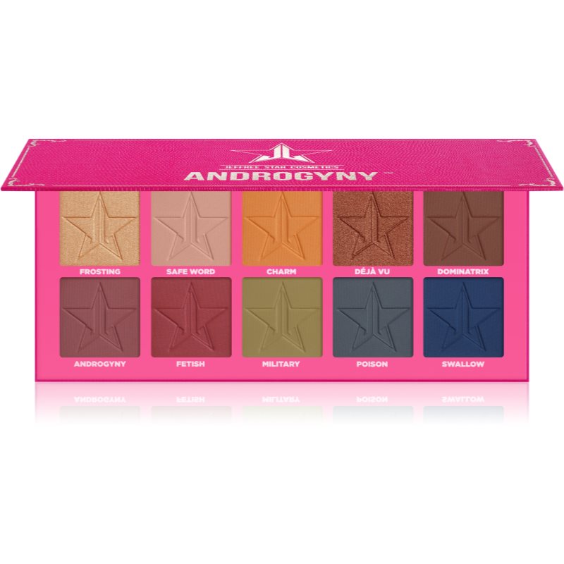 E-shop Jeffree Star Cosmetics Androgyny paletka očních stínů 10x2,52 g