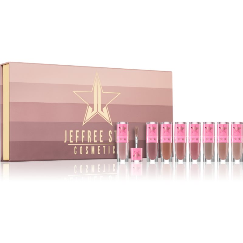 Jeffree Star Cosmetics Velour Liquid Lipstick kit med flytande läppstift Nudes Volume 1 8 st. female