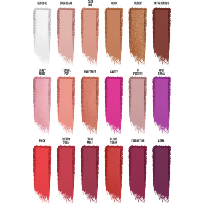 Jeffree Star Cosmetics Blood Sugar палетка тіней для очей 18x1,5 гр