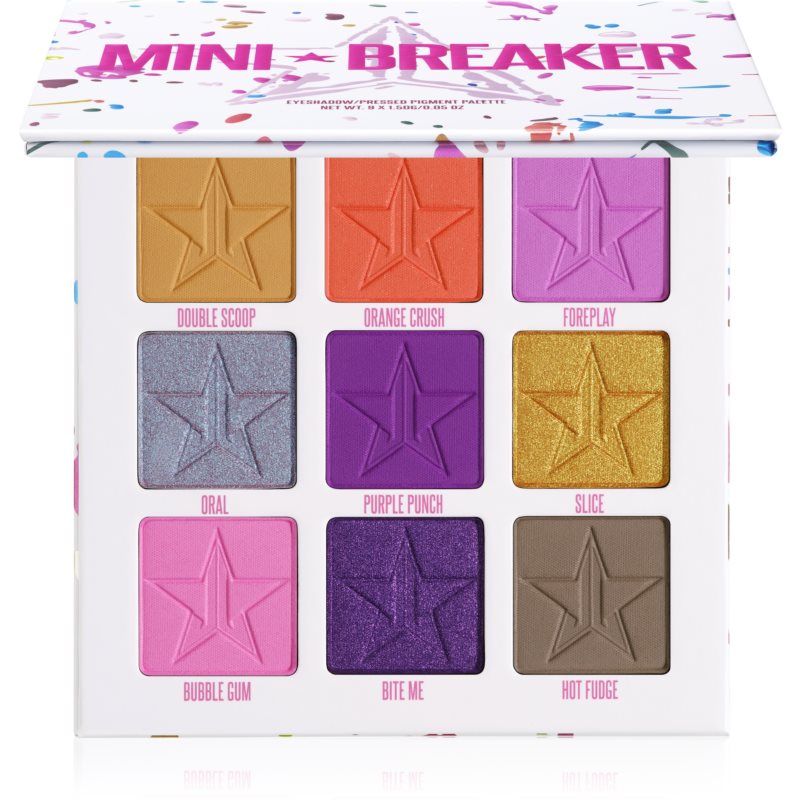 Jeffree Star Cosmetics Mini-Breaker paleta cieni do powiek 9x1,5 g