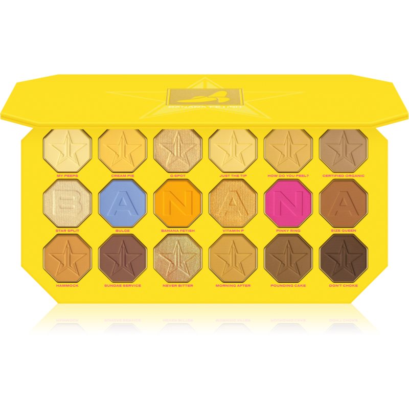 E-shop Jeffree Star Cosmetics Banana Fetish Artistry Palette paletka očních stínů 18x1,5 g