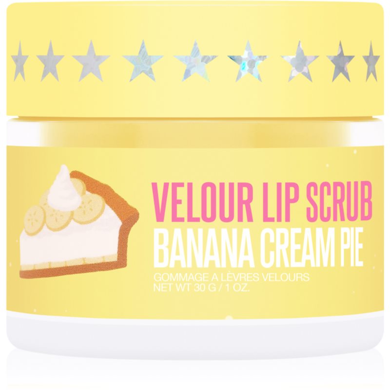 E-shop Jeffree Star Cosmetics Banana Fetish Velour Lip Scrub cukrový peeling na rty Banana Cream Pie 30 g
