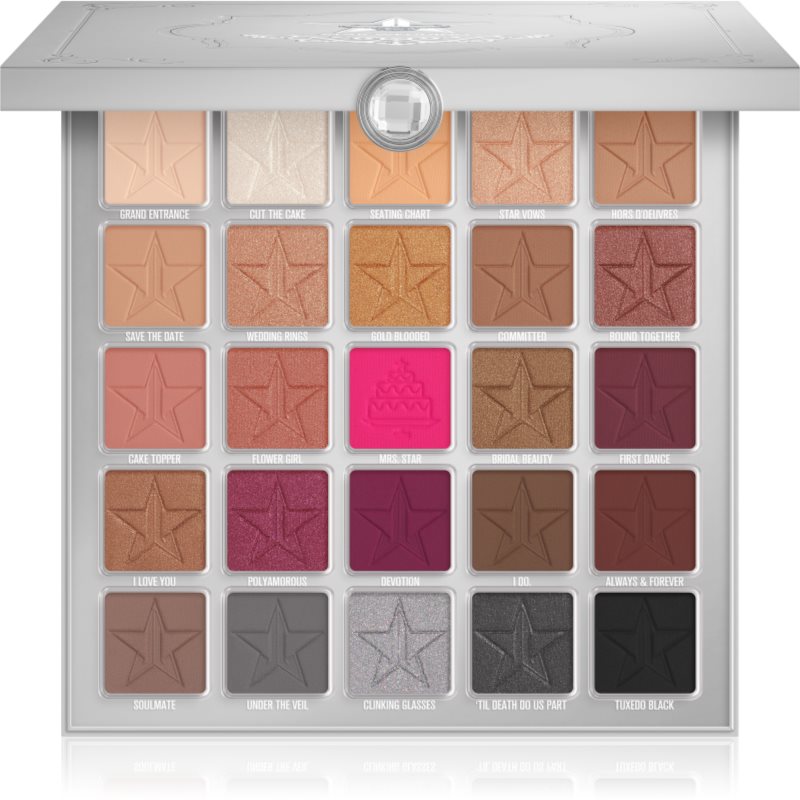 Jeffree Star Cosmetics Star Wedding paleta senčil za oči 25x1,5 g