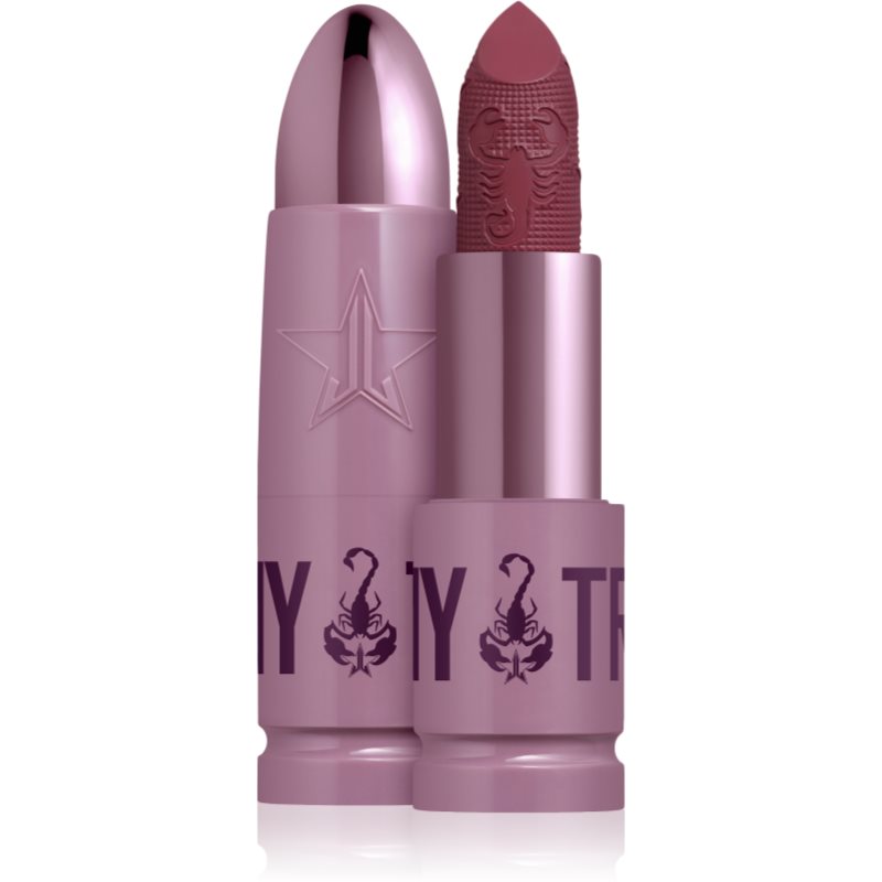 Jeffree Star Cosmetics Scorpio Shiny Trap Lipstick високо пигментирано кремообразно червило цвят Deep Sting 3 гр.