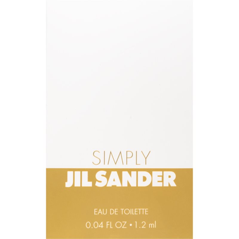 

Jil Sander Simply Eau de Toilette туалетна вода для жінок