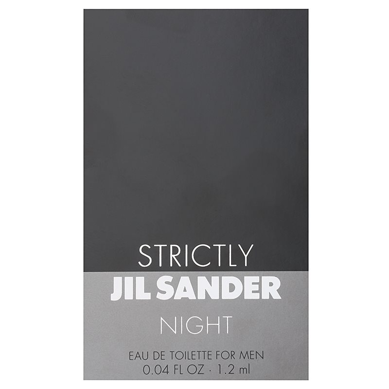 

Jil Sander Strictly Night туалетна вода для чоловіків