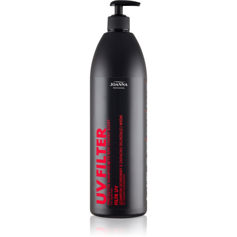 Joanna Professional UV Filter ochranný šampon pro vlasy namáhané sluncem Vůně Cherry 1000 ml