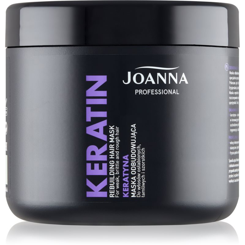 Joanna Professional Keratin маска з кератином для сухого та ламкого волосся 500 гр