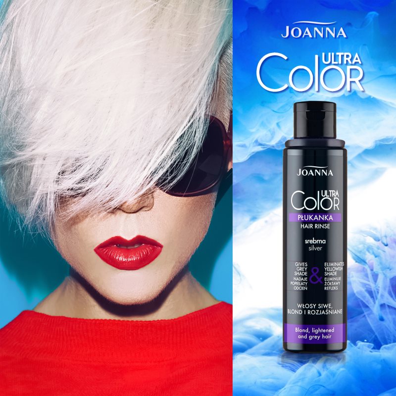 Joanna Ultra Color тонуюча фарба для волосся відтінок Silver Blond 100 гр