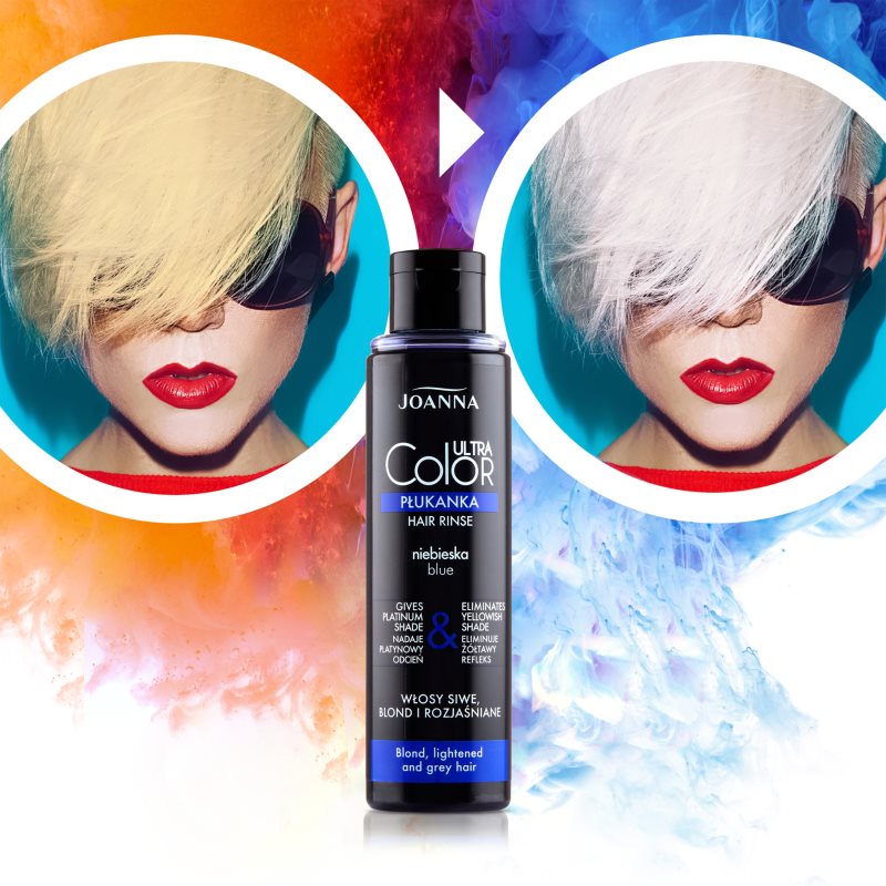 Joanna Ultra Color тонуюча фарба для волосся відтінок Cold Blond 100 гр