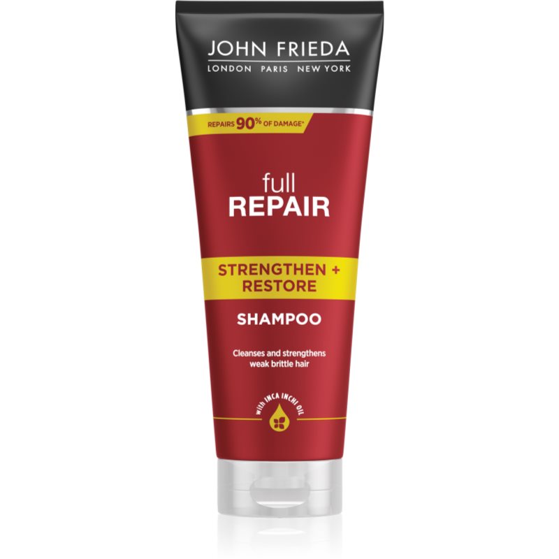 John Frieda Full Repair Strengthen+Restore energizuojamasis šampūnas regeneruojamojo poveikio 250 ml
