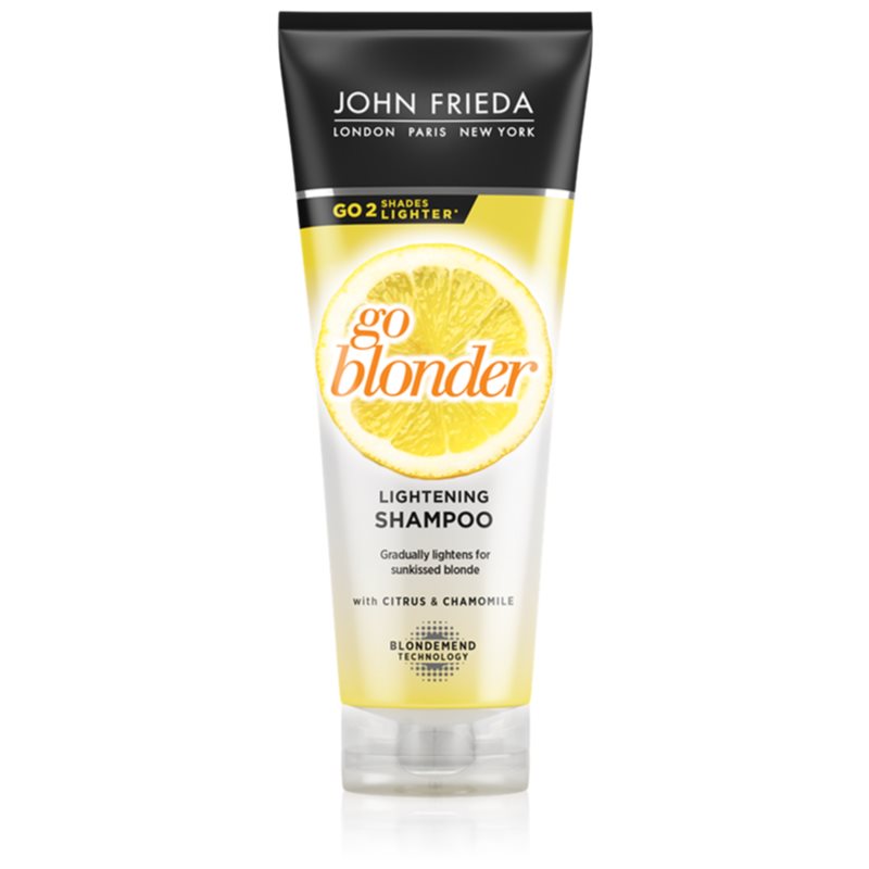 John Frieda Sheer Blonde Go Blonder šviesinamasis šampūnas šviesiems plaukams 250 ml