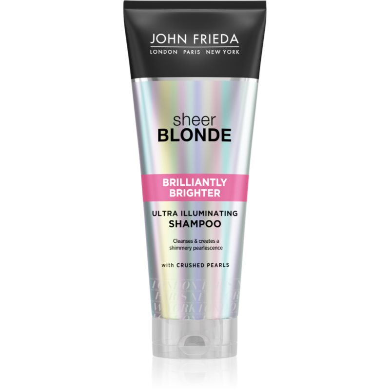 

John Frieda Sheer Blonde Brilliantly Brighter шампунь для збереження кольору блонд волосся з перламутровим блиском