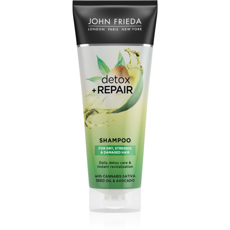 Photos - Hair Product John Frieda Detox & Repair очищуючий детокс шампунь для пошкодженого волос 