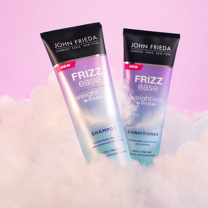 John Frieda Frizz Ease Weightless Wonder Après-shampooing Lissant Pour Cheveux Indisciplinés Et Frisottis 250 Ml