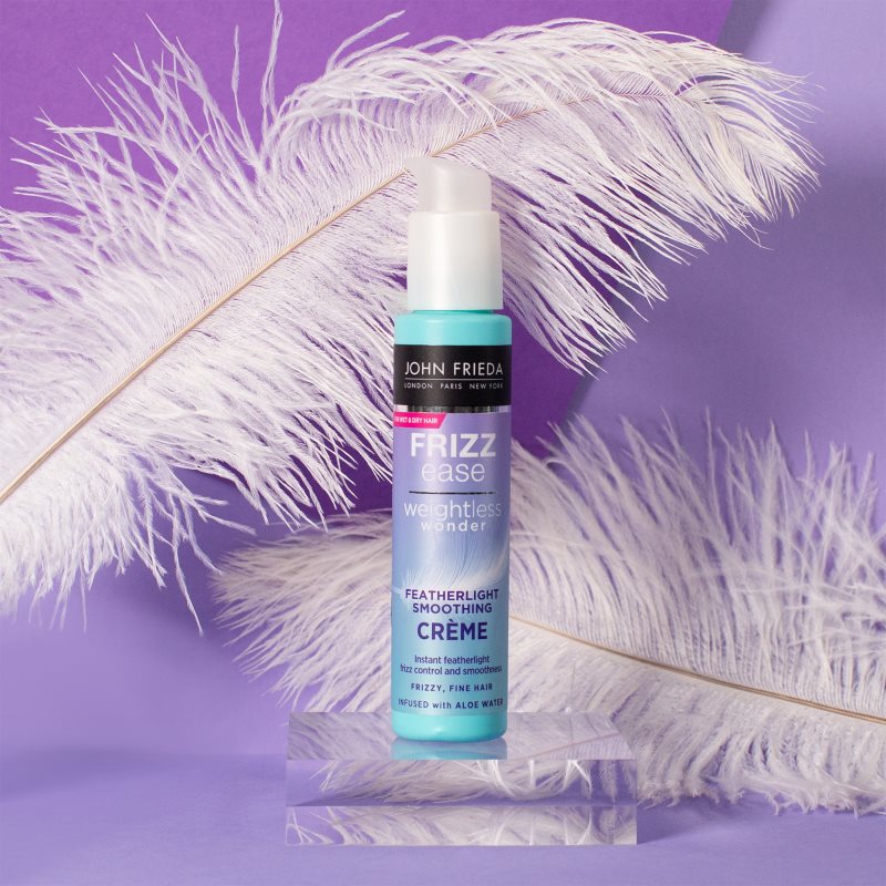 John Frieda Frizz Ease Weightless Wonder Crème Lissante Pour Cheveux Indisciplinés Et Frisottis 100 Ml