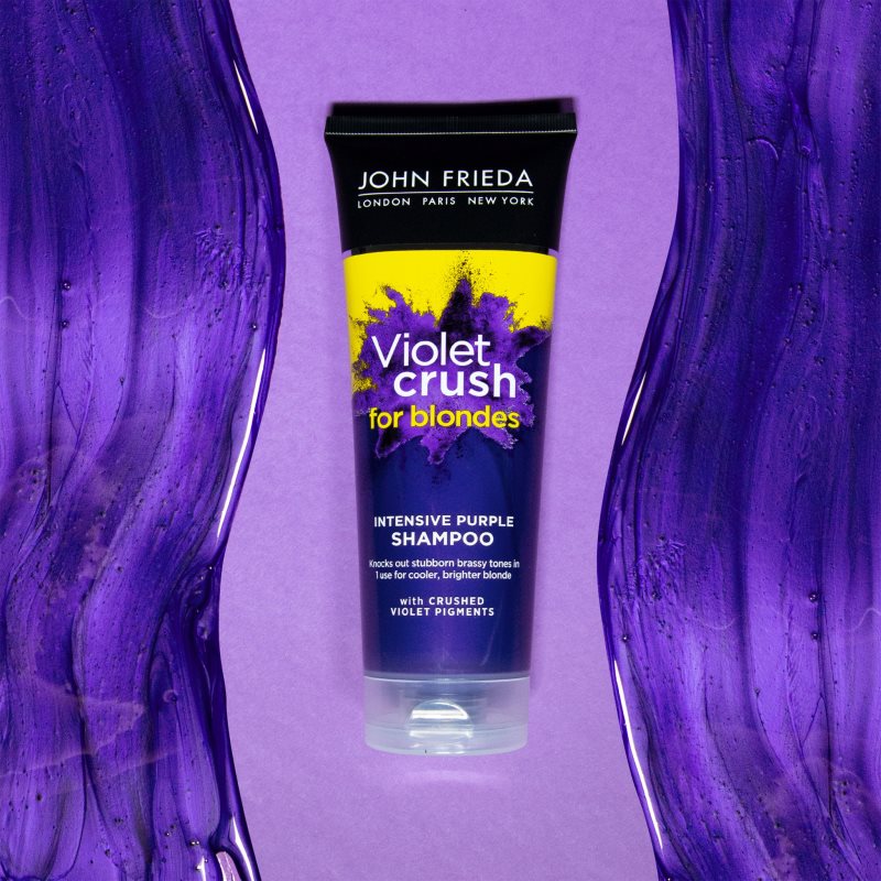 John Frieda Sheer Blonde Violet Crush шампунь з екстрактом фіалки для освітленого волосся 250 мл