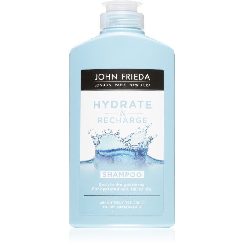 John Frieda Hydra & Recharge drėkinamasis šampūnas sausiems ir normaliems plaukams 250 ml