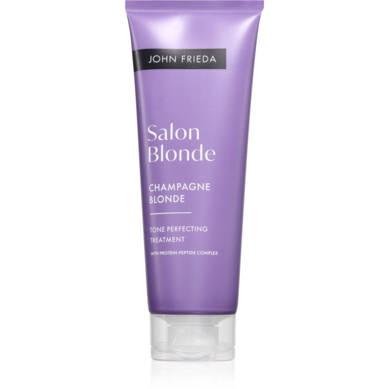 John Frieda Salon Blonde Tone Perfecting Treatment tónovací krém pro zvýraznění barvy vlasů odstín Sparkling Wine 120 ml