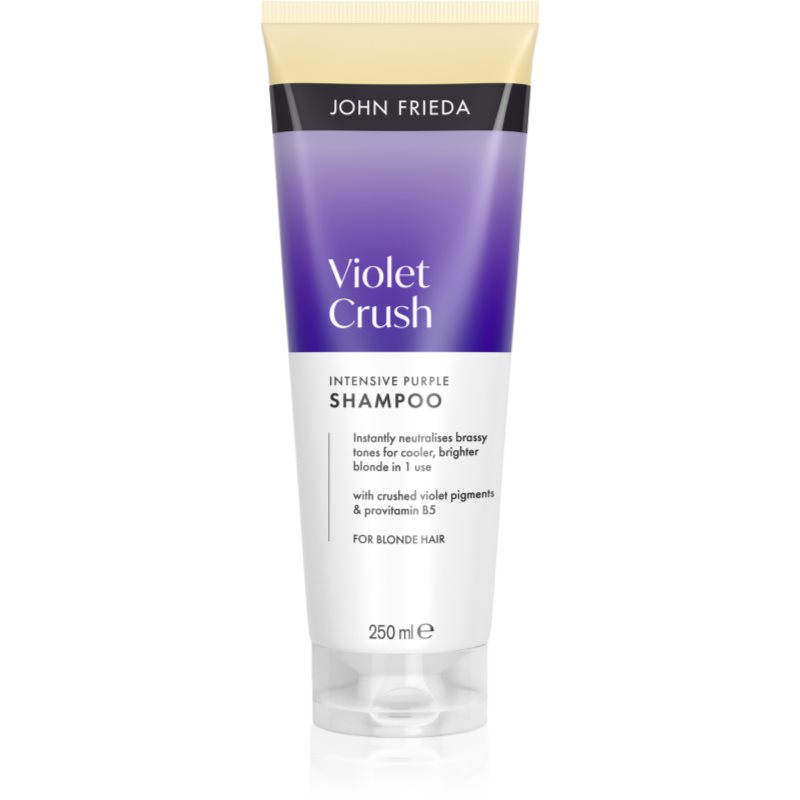 John Frieda Violet Crush Intense Purple Shampoo fialový šampon pro blond vlasy 250 ml