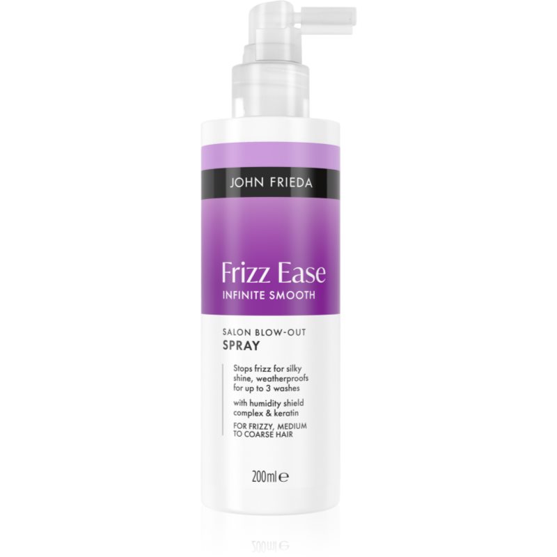 John Frieda Frizz Ease Salon Blow - Out Spray glättendes Spray für thermische Umformung von Haaren 200 ml