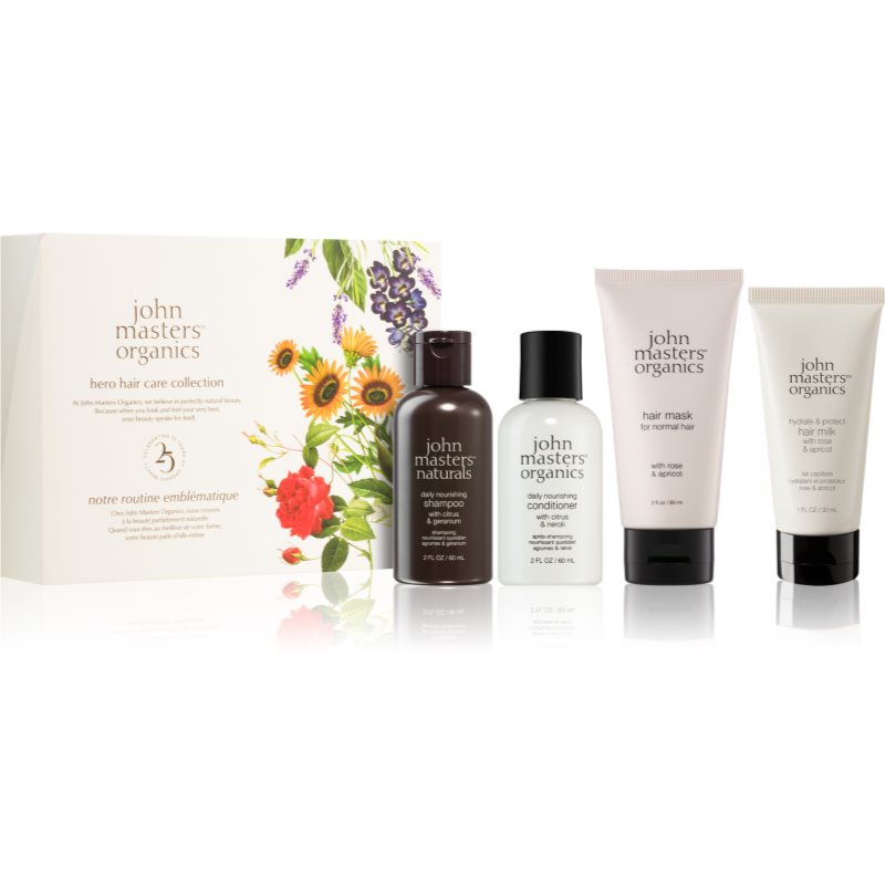 John Masters Organics Hero Hair Care Presentförpackning För det perfekta utseende av håret female