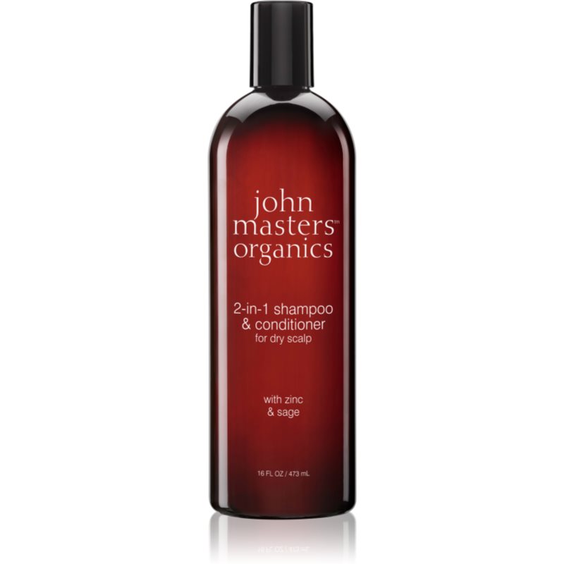 John Masters Organics Zinc & Sage 2-in-1 Shampoo & Conditioner šampón a kondicionér 2 v1 473 ml