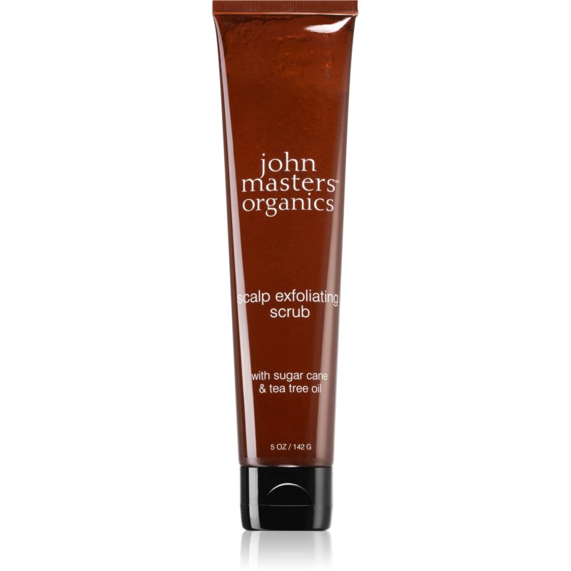 John Masters Organics Scalp Exfoliating Scrub with Sugar Cane & Tae Tree Oil tisztító peeling fejbőrre 142 g