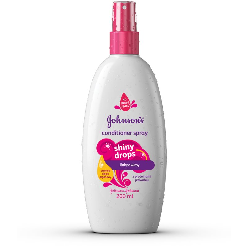 

Johnson's® Shiny Drops незмивний кондиціонер у формі спрею з аргановою олійкою від 18 місяців