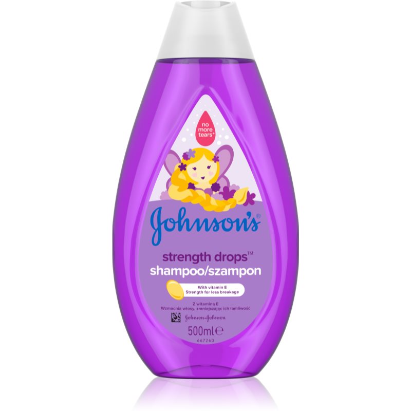 Johnson's® Strenght Drops energizuojamasis šampūnas vaikams 500 ml
