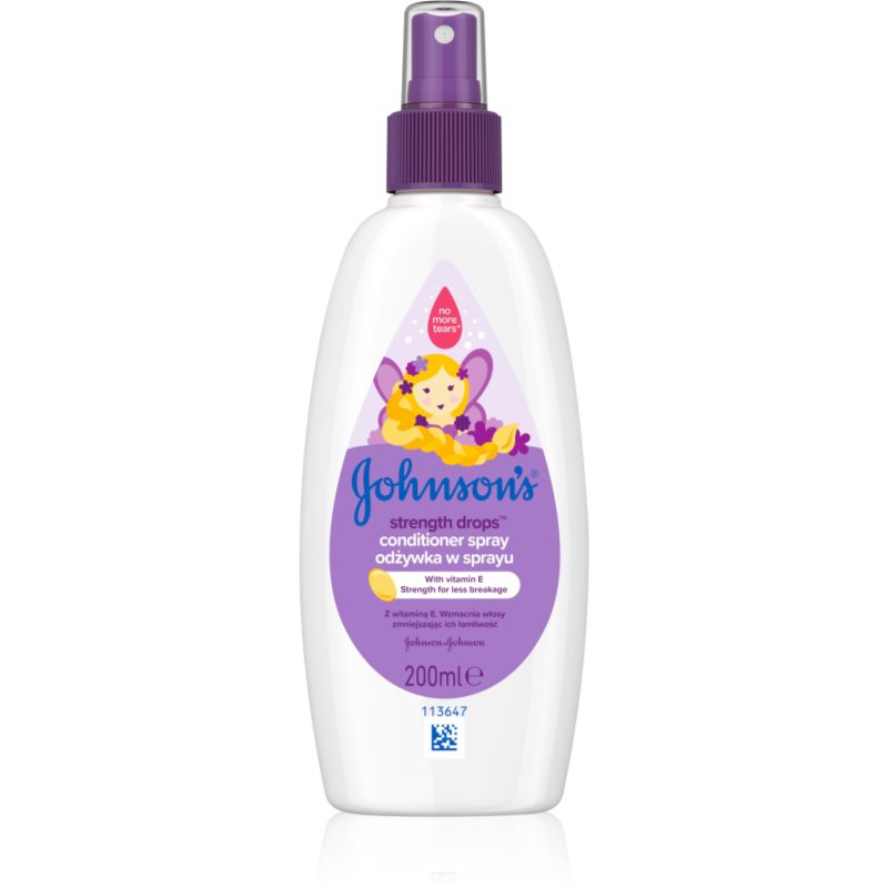 Johnson's® Strenght Drops après-shampoing fortifiant pour enfant en spray 200 ml unisex