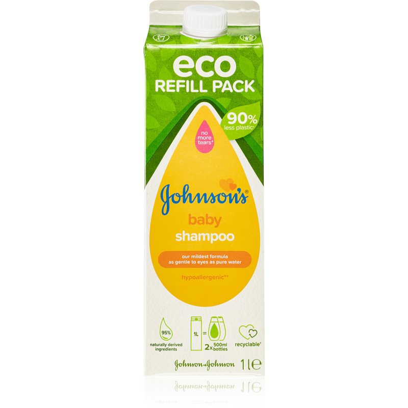 Johnson's® Baby šampūnas vaikams užpildas 1000 ml