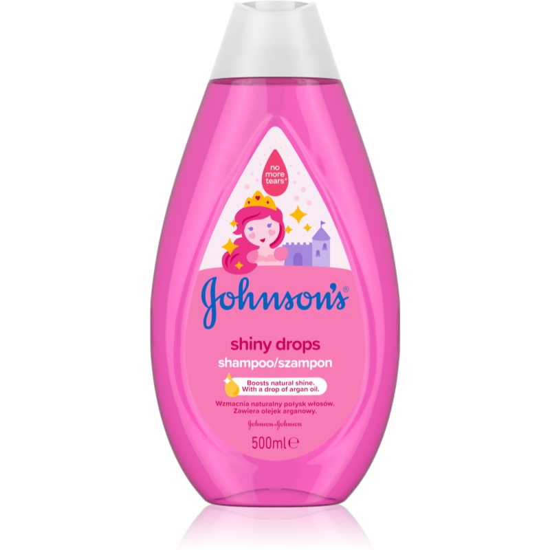 Johnson's® Shiny Drops švelnus šampūnas vaikams 500 ml