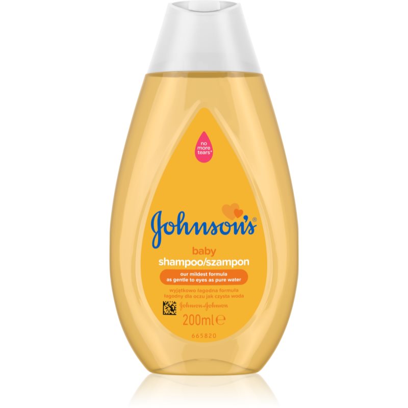 Johnson's® Wash and Bath itin švelnus šampūnas vaikams nuo gimimo 200 ml