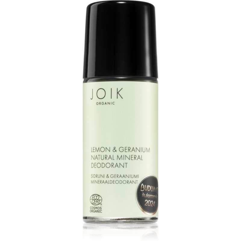 JOIK Organic Lemon & Geranium мінеральний дезодорант 50 мл