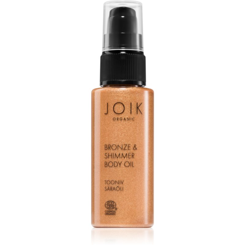 JOIK Organic Bronze & Shimmer schimmerndes Bronze-Öl 50 ml