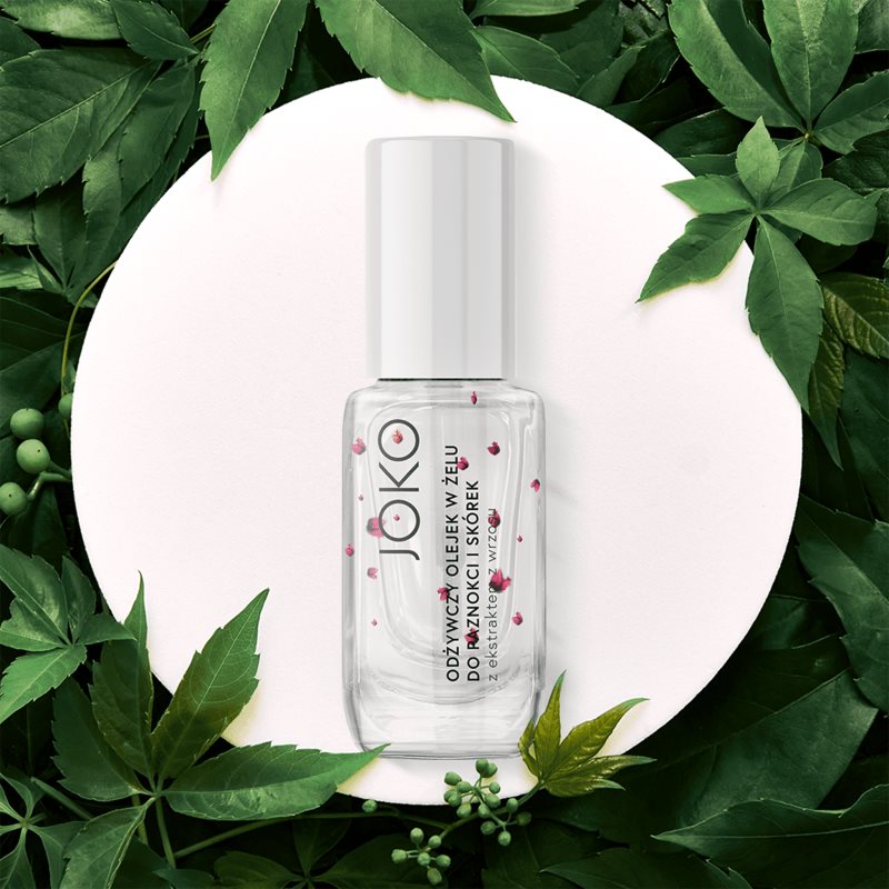 JOKO Nail & Cuticles Nourishing Jelly Oil tápláló olaj a körmökre és a körömbőrre 11 ml termék 2. képe