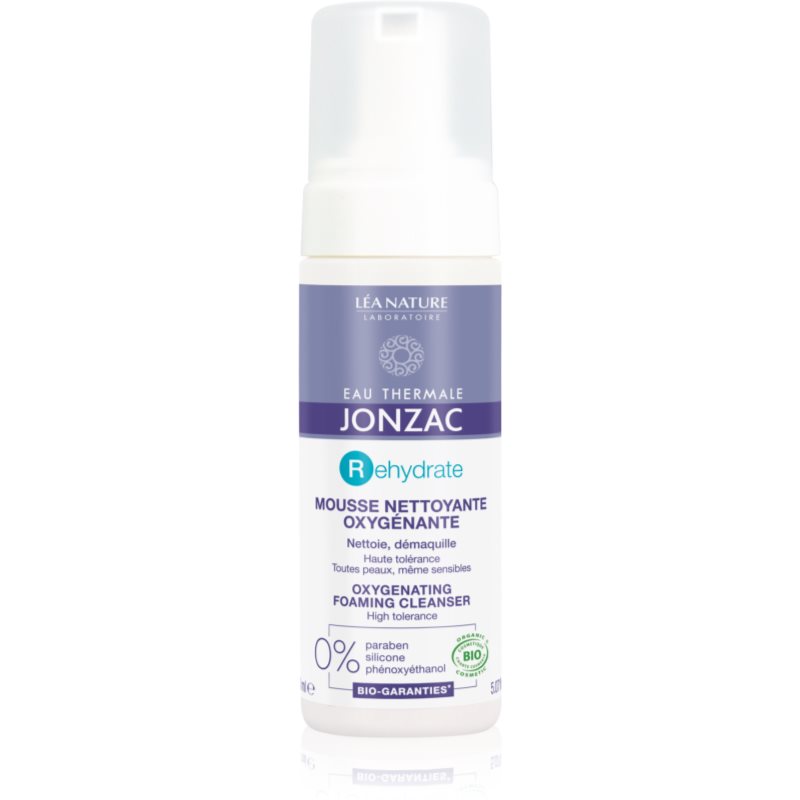 Photos - Facial / Body Cleansing Product Jonzac Jonzac Rehydrate moisturising and soothing cleansing foam for sensi