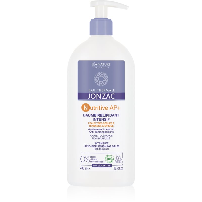 Jonzac Nutritive lipid-replenishing balm for dry and atopic skin 400 ml
