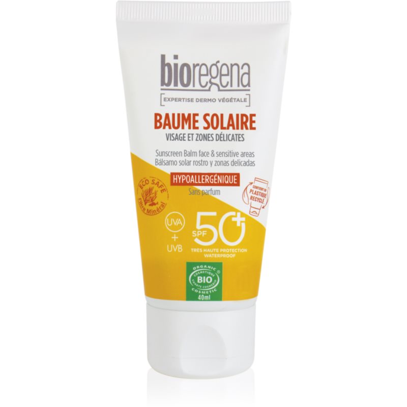 Bioregena Expertise Dermo Végétale Sunscreen For Very Sensitive Skin SPF 50+ 40 Ml