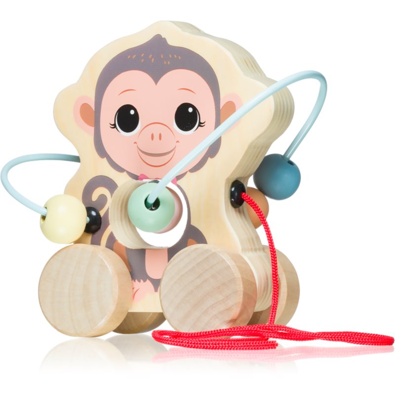 Jouéco The Wildies Family Monkey Activity Spielzeug aus Holz 12 m+ 1 St.