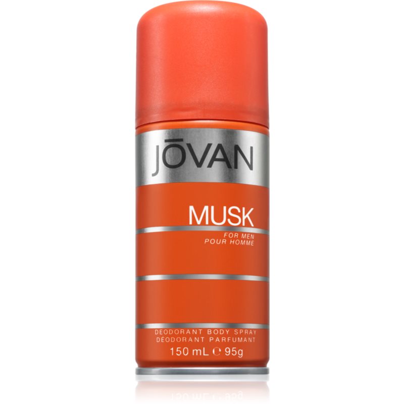 Jovan Musk For Men deodorant s parfemací pro muže 150 ml