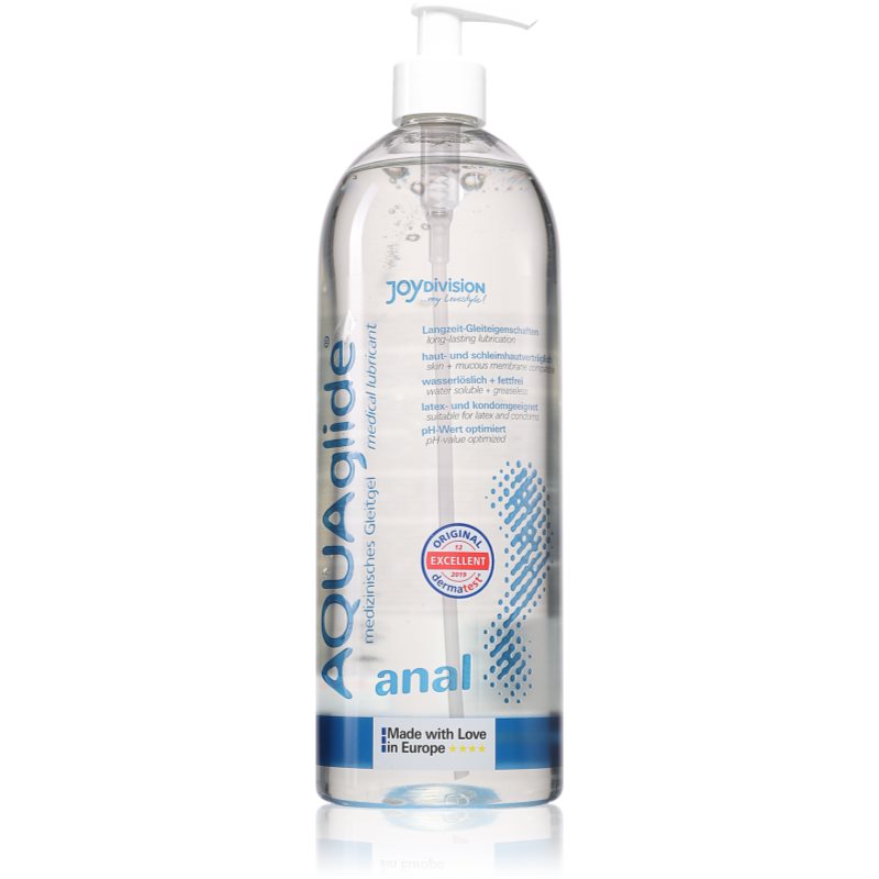 JoyDivision AQUAglide Anal análny lubrikačný gél 1000 ml