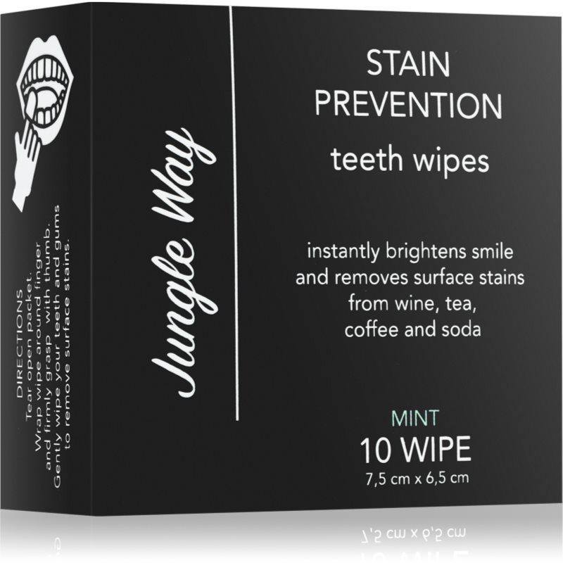 

Jungle Way Teeth Wipes очищуючі серветки для зубів Mint