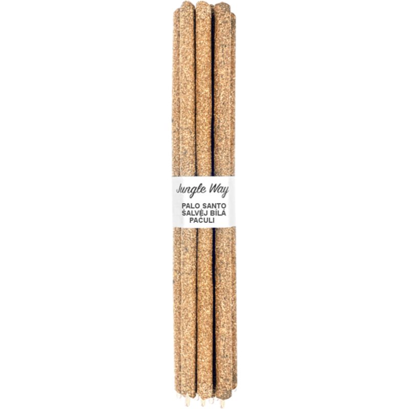 Jungle Way Palo Santo & White Sage + Patchouli Incense Sticks 10 Pc