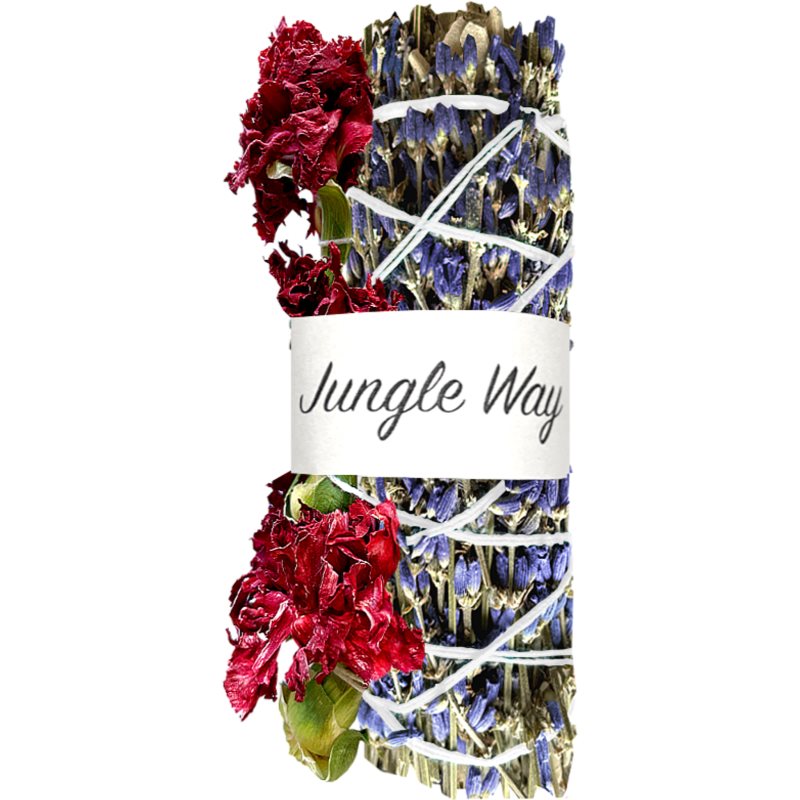 Jungle Way White Sage, Lavender & Carnation пахощі для обкурювання й ароматизації приміщення 10 см